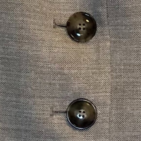 Anne Klein Classic Tan Peplum Back Blazer Size 6 EUC - Picture 4 of 9